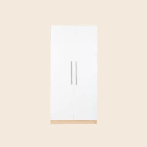 MOHO VIENNA 201 2-Door Wooden Wardrobe with Handles