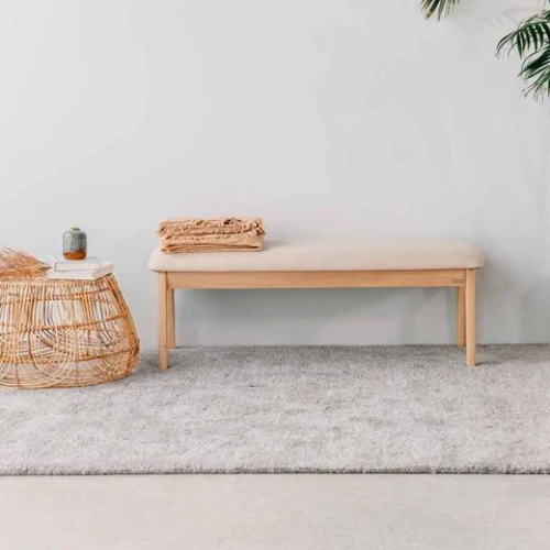 MOHO VLINE 602 Wooden Bench (Natural Rubberwood)