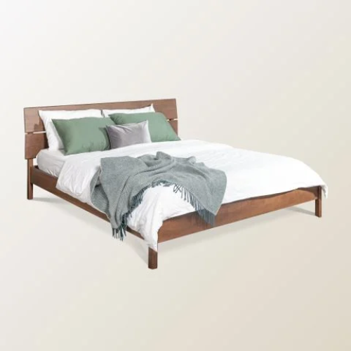 MOHO VLINE 601 Wooden Bed (Multiple Sizes, Acacia Wood)